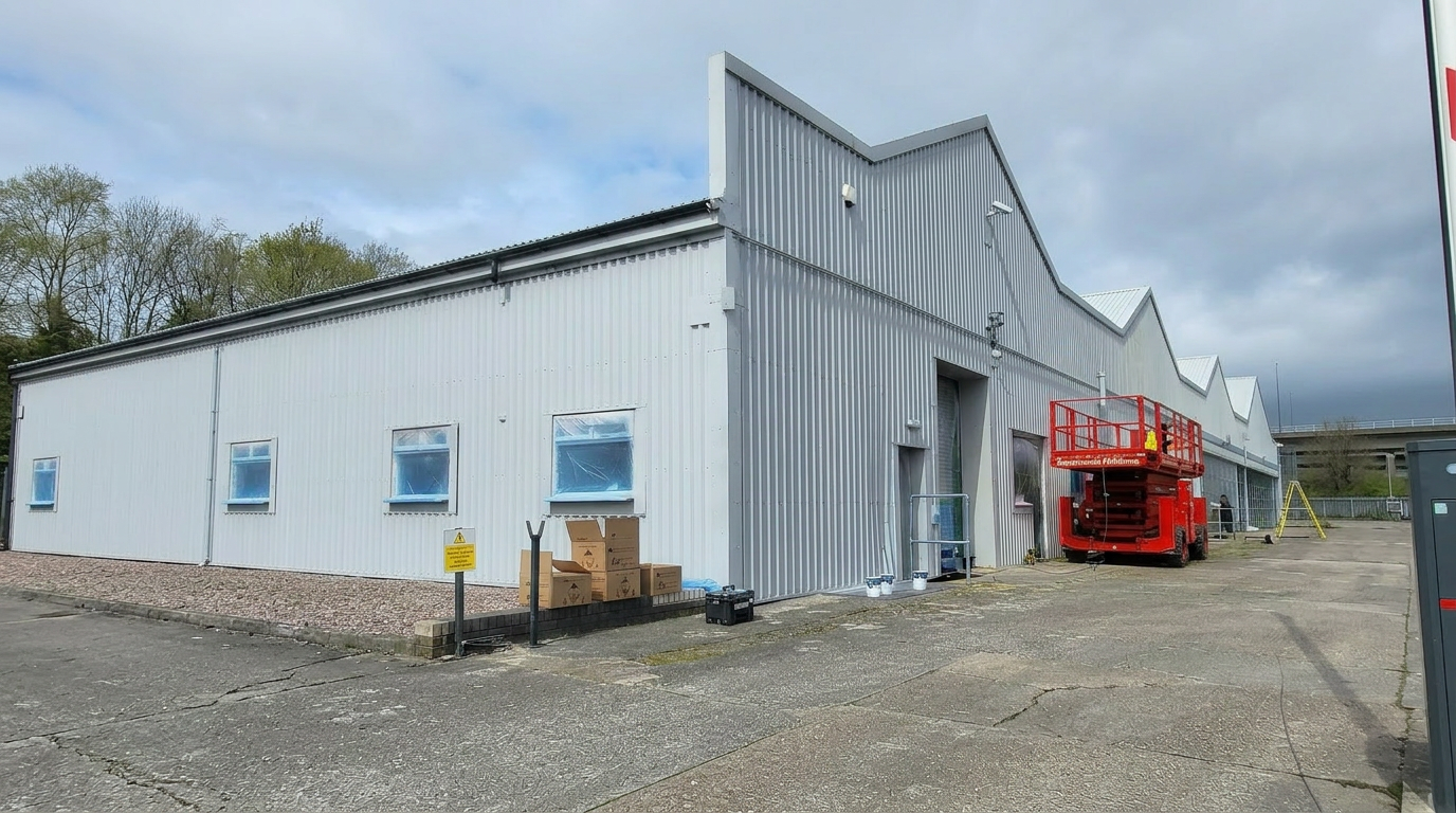 Industrial Cladding Spraying Project — after