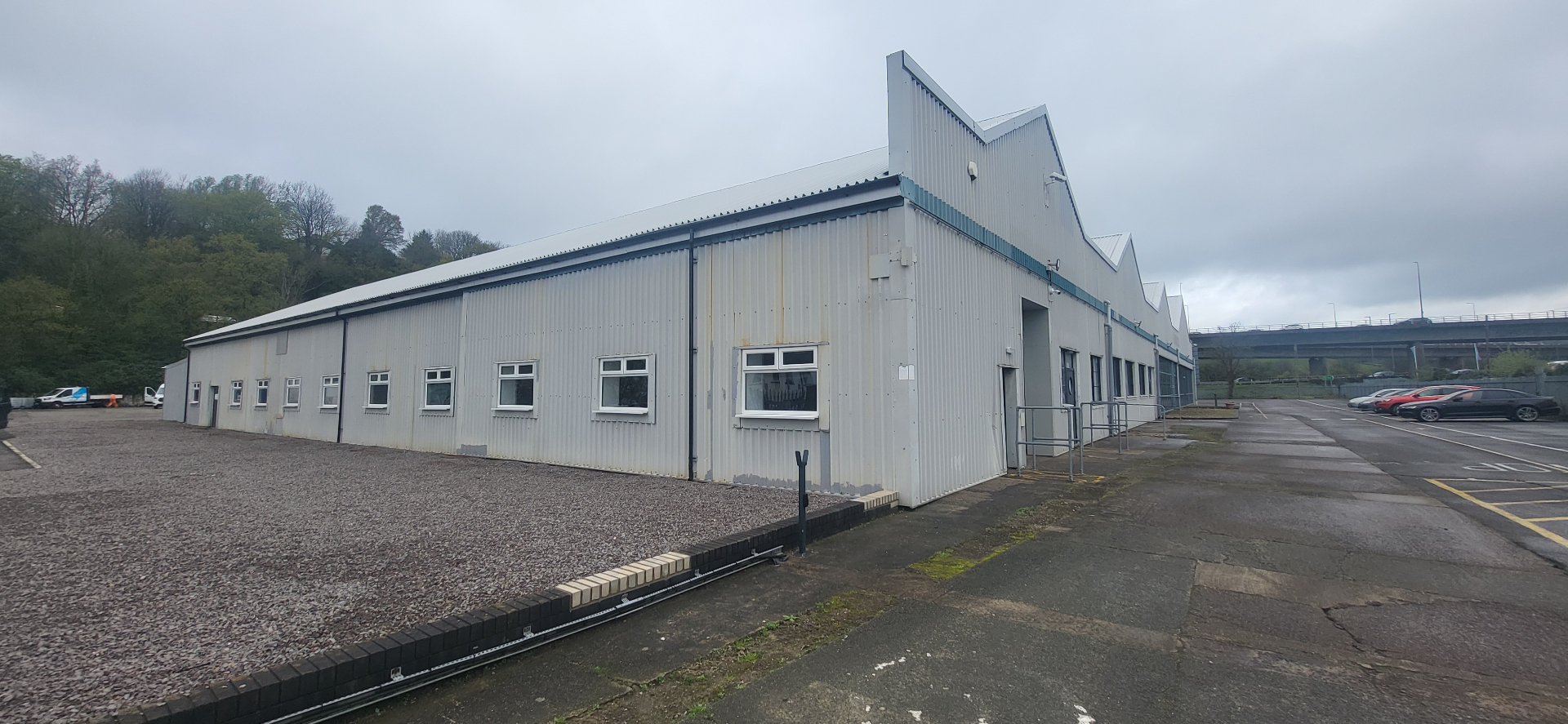 Industrial Cladding Spraying Project — before